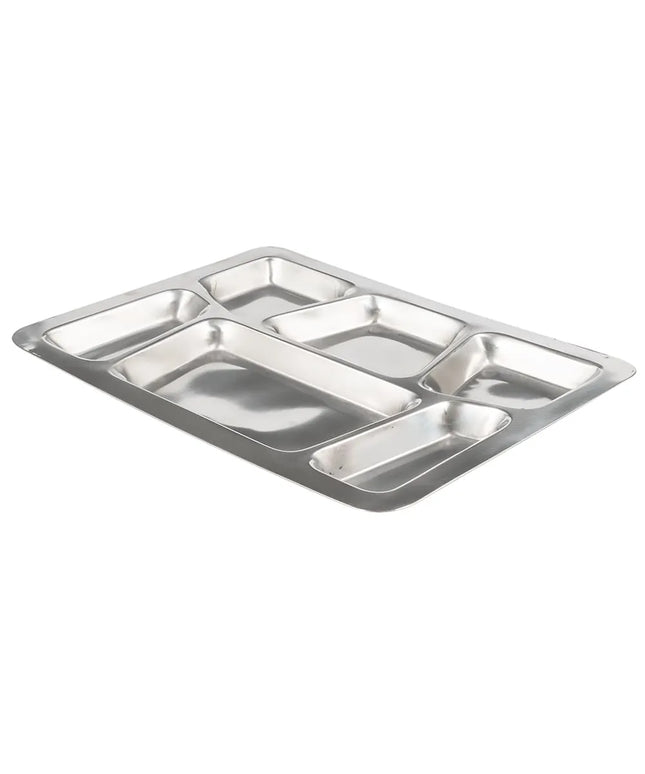 Khay Inox Hình Chữ Nhật Winco SMT-2 6 Ngăn, 39.4 x 29.2 cm