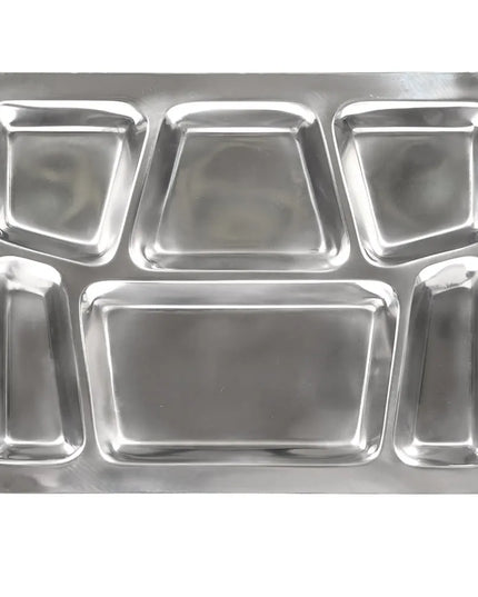 Khay Inox Hình Chữ Nhật Winco SMT-2 6 Ngăn, 39.4 x 29.2 cm