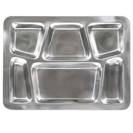 Khay Inox Hình Chữ Nhật Winco SMT-2 6 Ngăn, 39.4 x 29.2 cm