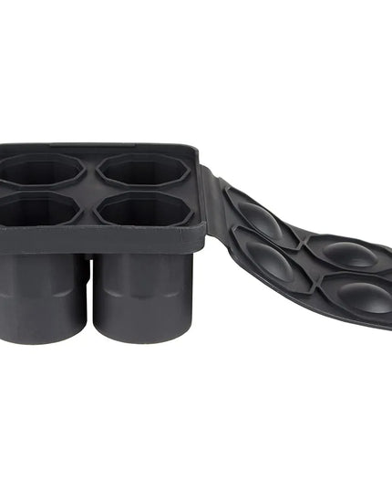 Khay Làm Đá Ly Shot Tablecraft BSST 4 Ngăn - Silicone, Màu Đen
