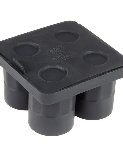 Khay Làm Đá Ly Shot Tablecraft BSST 4 Ngăn - Silicone, Màu Đen