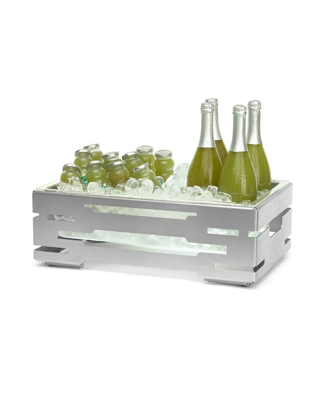 Khay Làm Lạnh Chữ Nhật Rosseto SM243 54.9 cm x 34.5 cm x 17.8 cm, Inox