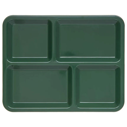 Khay Melamine Chữ Nhật Carlisle KL44408 4 Ngăn 27.9 x 21.6 cm Màu Xanh Rừng