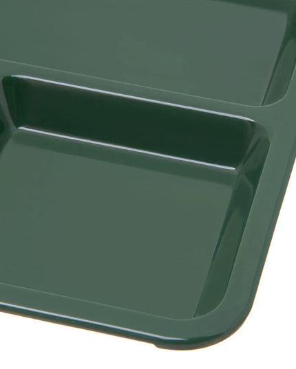 Khay Melamine Chữ Nhật Carlisle KL44408 4 Ngăn 27.9 x 21.6 cm Màu Xanh Rừng