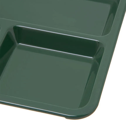 Khay Melamine Chữ Nhật Carlisle KL44408 4 Ngăn 27.9 x 21.6 cm Màu Xanh Rừng