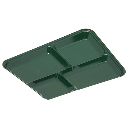 Khay Melamine Chữ Nhật Carlisle KL44408 4 Ngăn 27.9 x 21.6 cm Màu Xanh Rừng