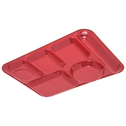 Khay Melamine Chữ Nhật Chia 6 Ngăn Carlisle 4398005 35.6 cm x 25.4 cm Màu Đỏ