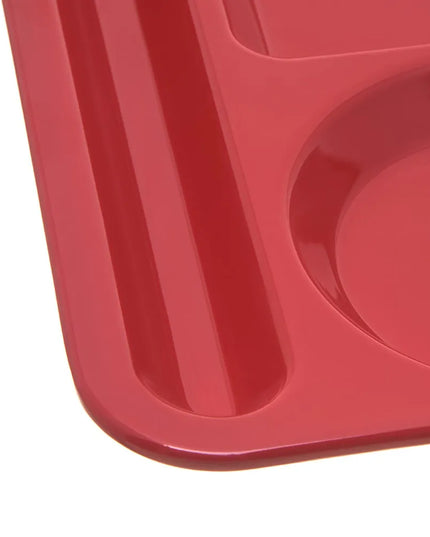 Khay Melamine Chữ Nhật Chia 6 Ngăn Carlisle 4398005 35.6 cm x 25.4 cm Màu Đỏ