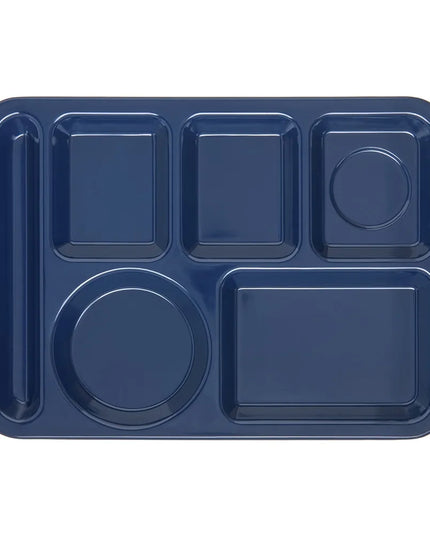 Khay Melamine Chữ Nhật Chia 6 Ngăn Carlisle 4398050 35.6 cm x 25.4 cm Màu Xanh Đậm