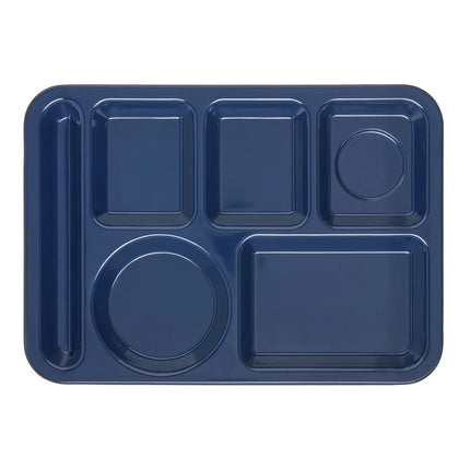 Khay Melamine Chữ Nhật Chia 6 Ngăn Carlisle 4398050 35.6 cm x 25.4 cm Màu Xanh Đậm