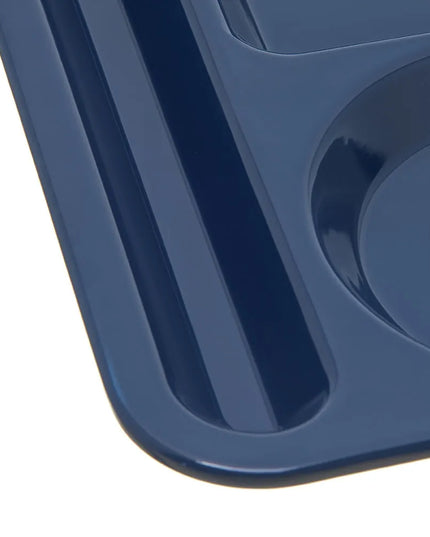 Khay Melamine Chữ Nhật Chia 6 Ngăn Carlisle 4398050 35.6 cm x 25.4 cm Màu Xanh Đậm