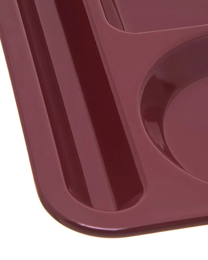 Khay Melamine Chữ Nhật Chia 6 Ngăn Carlisle 4398085 35.6 cm x 25.4 cm Màu Đỏ Đậm