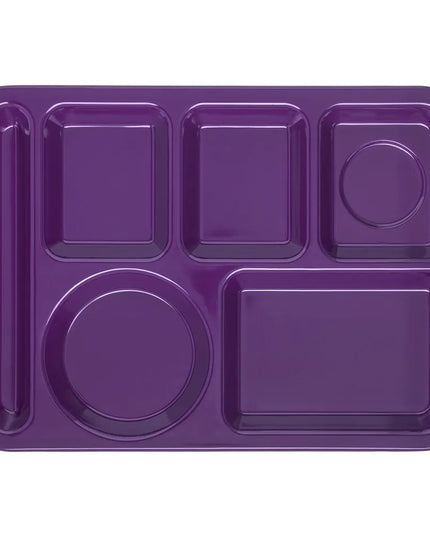Khay Melamine Chữ Nhật Chia 6 Ngăn Carlisle 4398087 35.6 cm x 25.4 cm Màu Tím
