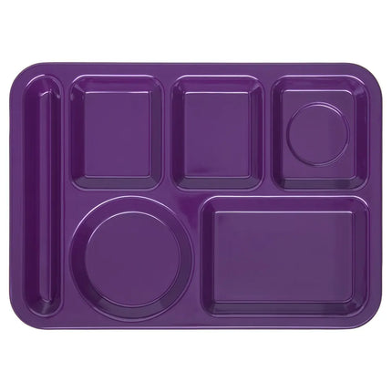 Khay Melamine Chữ Nhật Chia 6 Ngăn Carlisle 4398087 35.6 cm x 25.4 cm Màu Tím