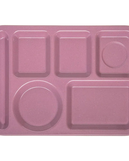 Khay Melamine Chữ Nhật Chia 6 Ngăn Carlisle 4398193 35.6 cm x 25.4 cm Màu Rose Granite
