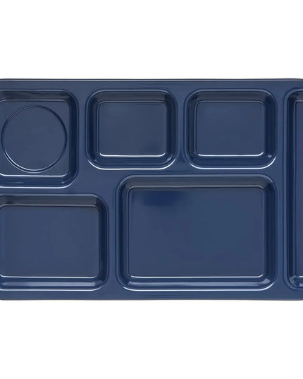 Khay Melamine Chữ Nhật Chia 6 Ngăn Carlisle 4398250 38.1 cm x 22.9 cm Màu Xanh Đậm