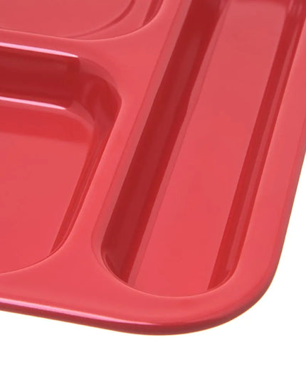 Khay Melamine Chữ Nhật Chia 6 Ngăn Carlisle 4398805 36.8 cm x 25.4 cm Màu Đỏ