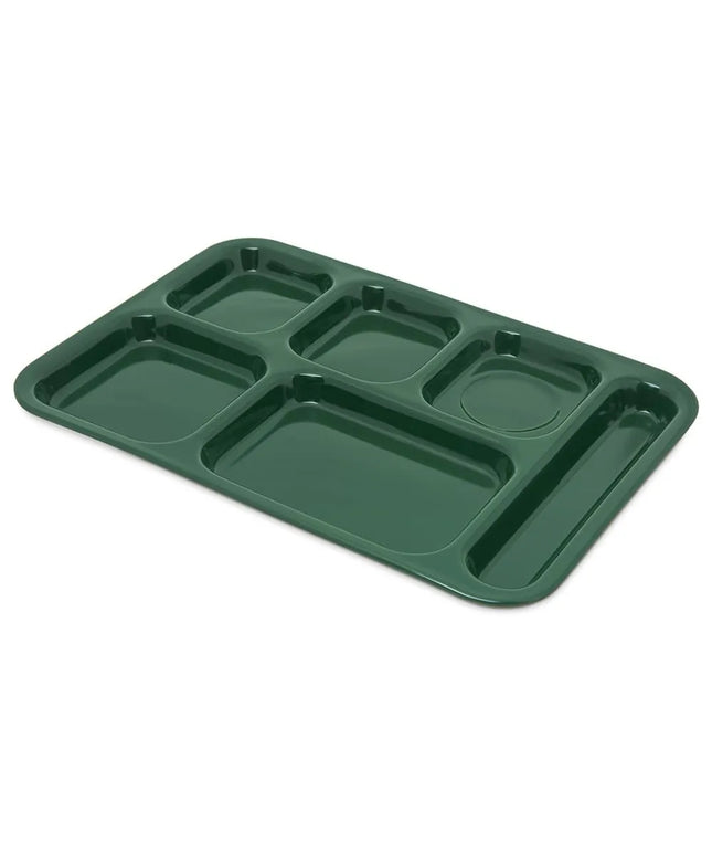 Khay Melamine Chữ Nhật Chia 6 Ngăn Carlisle 4398808 36.8 cm x 25.4 cm Màu Xanh Rừng