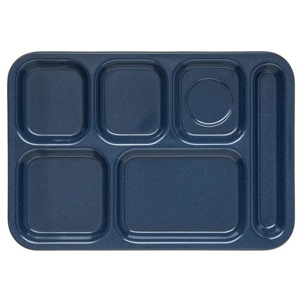 Khay Melamine Chữ Nhật Chia 6 Ngăn Carlisle 4398835 36.8 cm x 25.4 cm Màu Cafe Blue