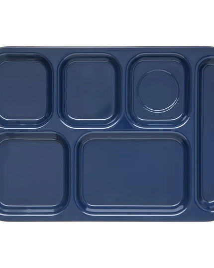 Khay Melamine Chữ Nhật Chia 6 Ngăn Carlisle 4398850 36.8 cm x 25.4 cm Màu Xanh Đậm