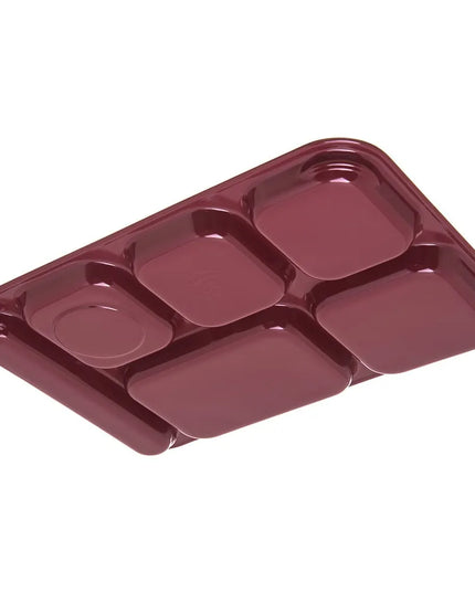 Khay Melamine Chữ Nhật Chia 6 Ngăn Carlisle 4398885 36.8 cm x 25.4 cm Màu Đỏ Đậm