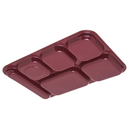 Khay Melamine Chữ Nhật Chia 6 Ngăn Carlisle 4398885 36.8 cm x 25.4 cm Màu Đỏ Đậm
