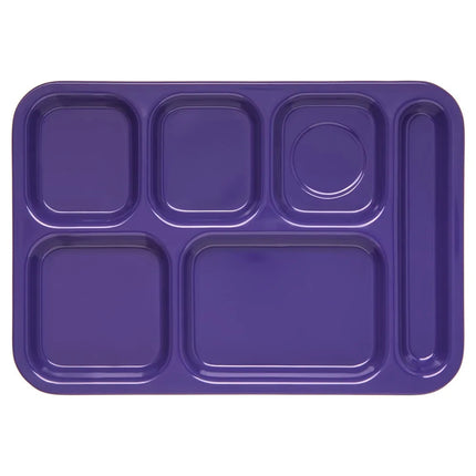 Khay Melamine Chữ Nhật Chia 6 Ngăn Carlisle 4398887 36.8 cm x 25.4 cm Màu Tím