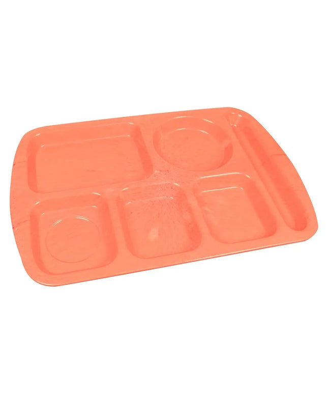 Khay Melamine Chữ Nhật Chia 6 Ngăn Carlisle 586500 36.8 cm x 25.4 cm Màu Variegated