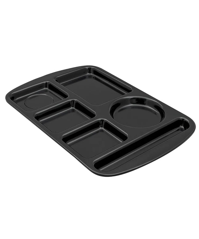 Khay Melamine Chữ Nhật GET TL-151-BK 6 Ngăn 37.5 x 24.1 cm Màu Đen