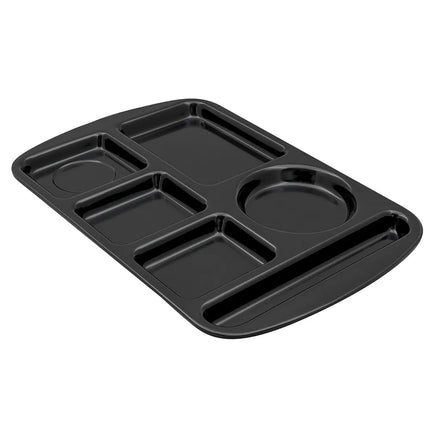 Khay Melamine Chữ Nhật GET TL-151-BK 6 Ngăn 37.5 x 24.1 cm Màu Đen