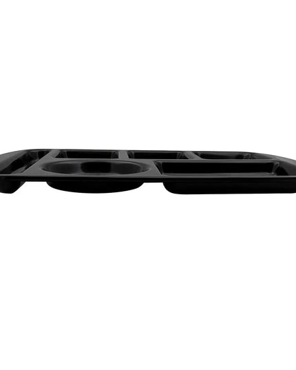 Khay Melamine Chữ Nhật GET TL-151-BK 6 Ngăn 37.5 x 24.1 cm Màu Đen