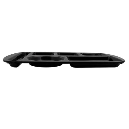 Khay Melamine Chữ Nhật GET TL-151-BK 6 Ngăn 37.5 x 24.1 cm Màu Đen