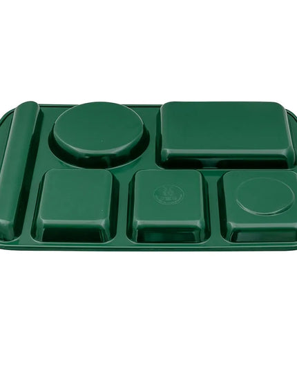 Khay Melamine Chữ Nhật GET TL-151-HG 6 Ngăn 37.5 x 24.1 cm Màu Hunter Green