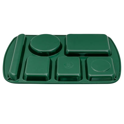 Khay Melamine Chữ Nhật GET TL-151-HG 6 Ngăn 37.5 x 24.1 cm Màu Hunter Green