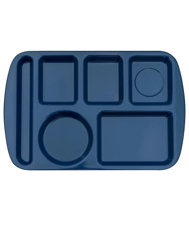 Khay Melamine Chữ Nhật GET TL-151-NB 6 Ngăn 37.5 x 24.1 cm Màu Xanh Navy