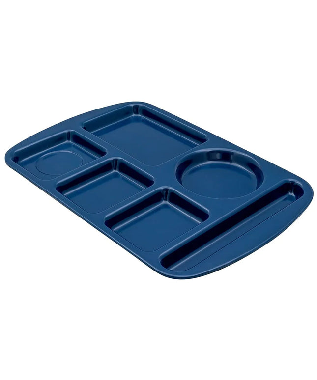 Khay Melamine Chữ Nhật GET TL-151-NB 6 Ngăn 37.5 x 24.1 cm Màu Xanh Navy