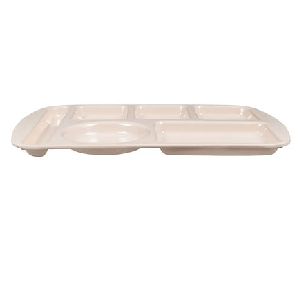 Khay Melamine Chữ Nhật GET TL-151-T 6 Ngăn 37.5 x 24.1 cm Màu Tan