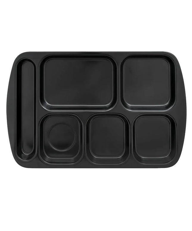 Khay Melamine Chữ Nhật GET TR-151-BK 6 Ngăn 39.4 x 25.4 cm Màu Đen