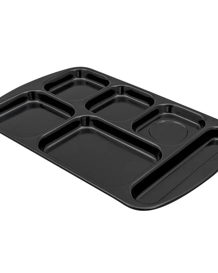 Khay Melamine Chữ Nhật GET TR-151-BK 6 Ngăn 39.4 x 25.4 cm Màu Đen