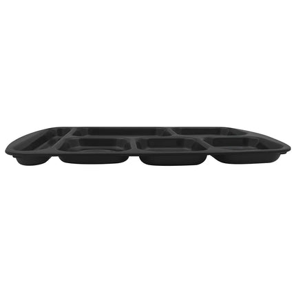 Khay Melamine Chữ Nhật GET TR-151-BK 6 Ngăn 39.4 x 25.4 cm Màu Đen