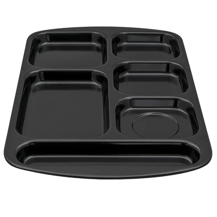 Khay Melamine Chữ Nhật GET TR-151-BK 6 Ngăn 39.4 x 25.4 cm Màu Đen