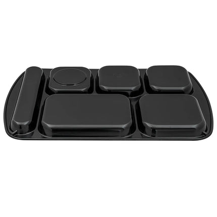 Khay Melamine Chữ Nhật GET TR-151-BK 6 Ngăn 39.4 x 25.4 cm Màu Đen