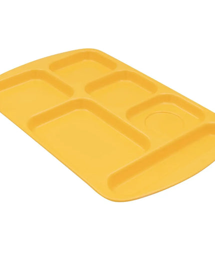 Khay Melamine Chữ Nhật GET TR-151-BY 6 Ngăn 39.4 x 25.1 cm Màu Vàng Sáng