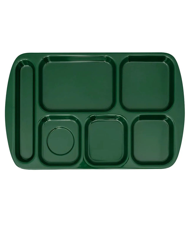 Khay Melamine Chữ Nhật GET TR-151-HG 6 Ngăn 39.4 x 25.1 cm Màu Hunter Green