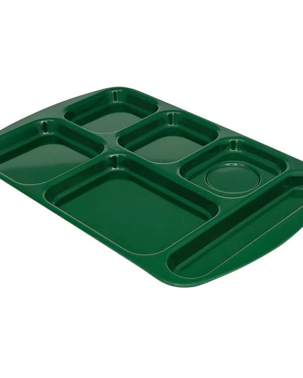 Khay Melamine Chữ Nhật GET TR-151-HG 6 Ngăn 39.4 x 25.1 cm Màu Hunter Green