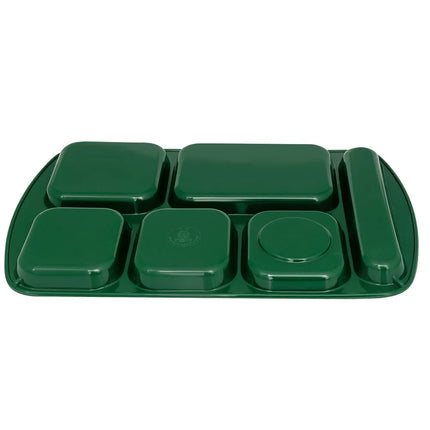 Khay Melamine Chữ Nhật GET TR-151-HG 6 Ngăn 39.4 x 25.1 cm Màu Hunter Green