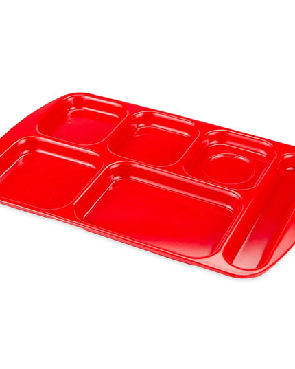 Khay Melamine Chữ Nhật GET TR-151-R 6 Ngăn 39.4 x 25.1 cm Màu Đỏ