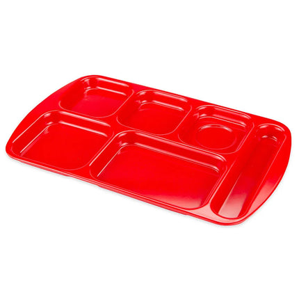 Khay Melamine Chữ Nhật GET TR-151-R 6 Ngăn 39.4 x 25.1 cm Màu Đỏ