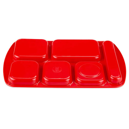 Khay Melamine Chữ Nhật GET TR-151-R 6 Ngăn 39.4 x 25.1 cm Màu Đỏ