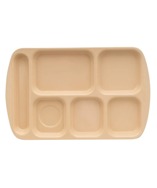 Khay Melamine Chữ Nhật GET TR-151-T 6 Ngăn 39.4 x 25.1 cm Màu Tan